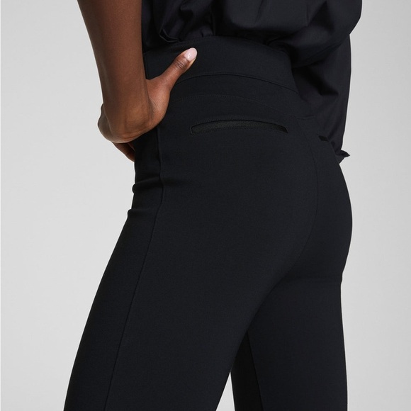 Spanx Perfect Pant High Rise Wide Leg Flare Ponte Pants Size XL Tall - Picture 8 of 8